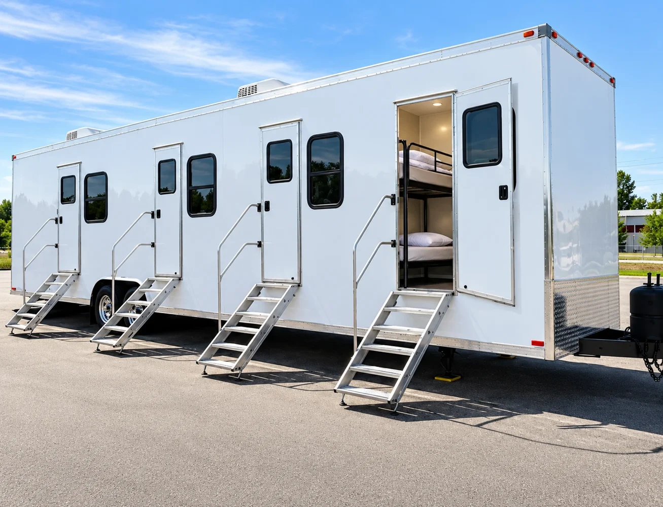20ft vip accommodation trailer exterior