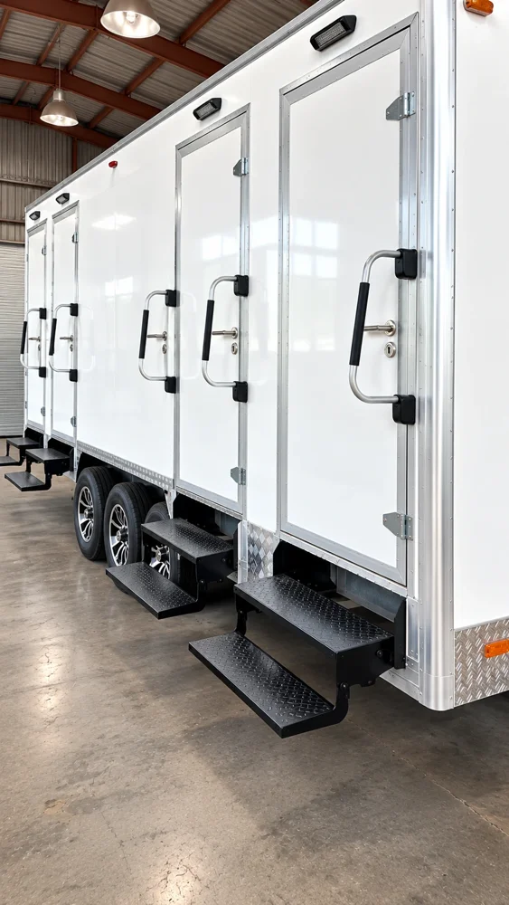 22ft 6 stall shower restroom trailer exterior